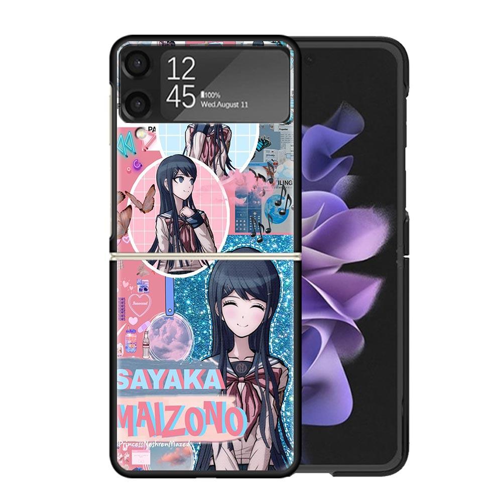 Прозрачный чехол для телефона Danganronpa Trigger Happy Havoc для Samsung Z Flip 7 6 5 4 3 Galaxy ZFlip7 ZFlip6 ZFlip5 ZFlip4 ZFlip3 5G Печать