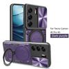 Чехол-книжка с магнитом для Tecno Camo11Pro, с окошком-слайдером, подставка для POVA1, противоударный защитный чехол