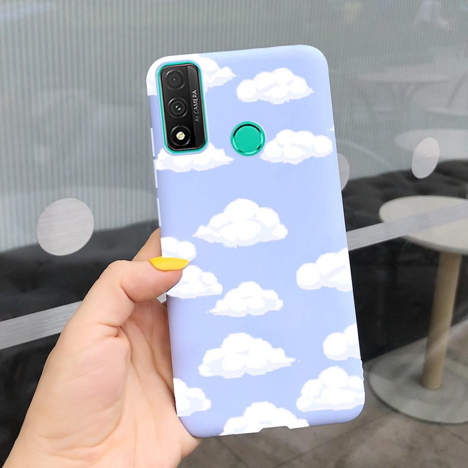 For Funda Huawei P Smart 2020 Case Coque Popular Lavender Flower Phone Case For Huawei P Smart 2020 6.21" Soft Shockproof Bumper