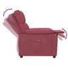 Massage Chair Burgundy Fabric