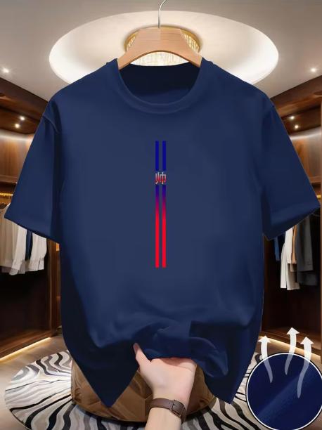 Bestselling Popular Fashion Summer Trend Casual Shortsleeved Printed Revealingshoulder Unisexs Pure Cotton Shortsleeve Tshirt