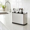 Органайзер для кухонных столовых приборов из нержавеющей стали Отделение Стойка для хранения ложек На столешницу