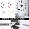 Креативные бесшумные настенные часы «сделай сам», трехмерные декоративные часы для гостиной, европейские часы