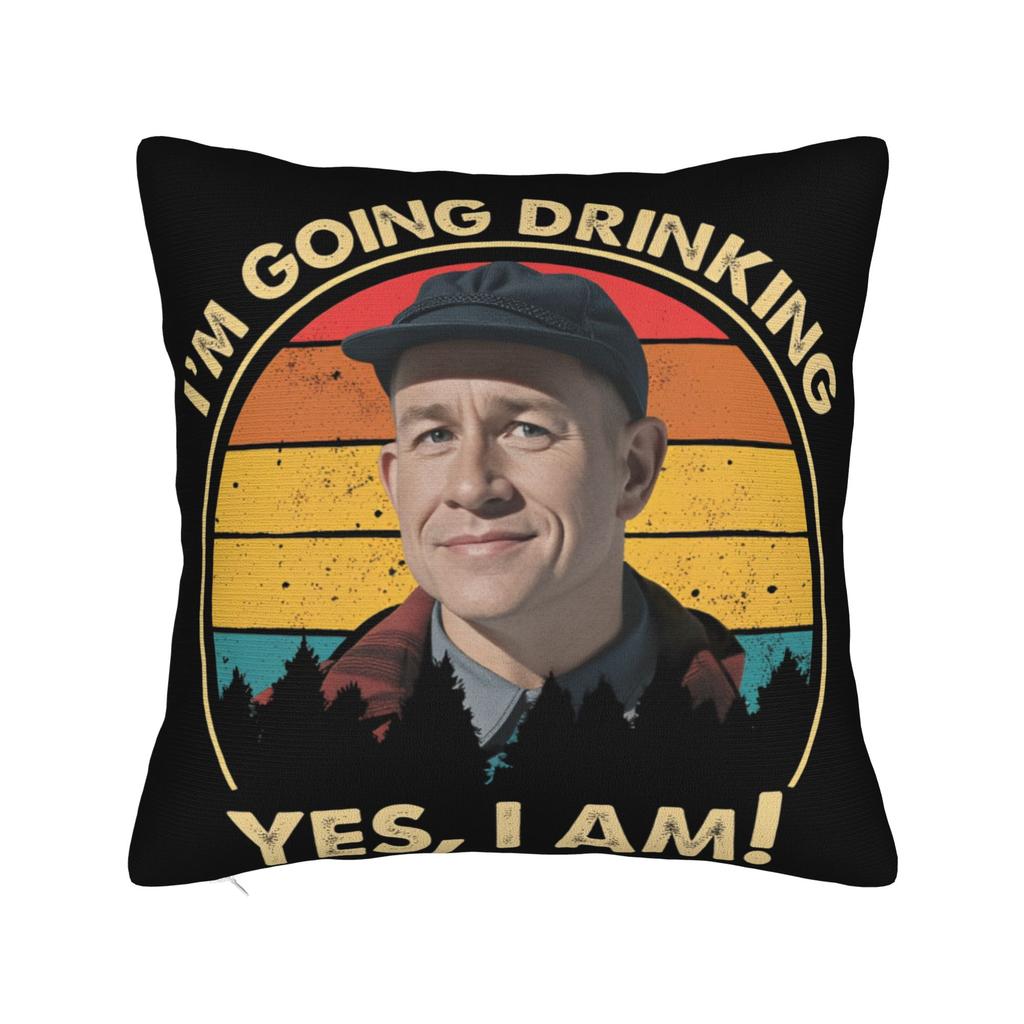 Pillow Cover Charlie Hunnam Ed Gein Im Going Drinking Yes I Am Christmas Fashion Pillow Case Office Car Home Decor Pillowcases
