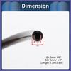 Petrol Fuel Line 12mx3mmx6mm393ftx 18x 14 Black New