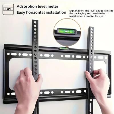 Настенное крепление для LCD LED монитора 26-63 дюйма, универсальное крепление для телевизора, держатель для монитора, регулируемое, низкопрофильное, плоское настенное крепление для телевизора