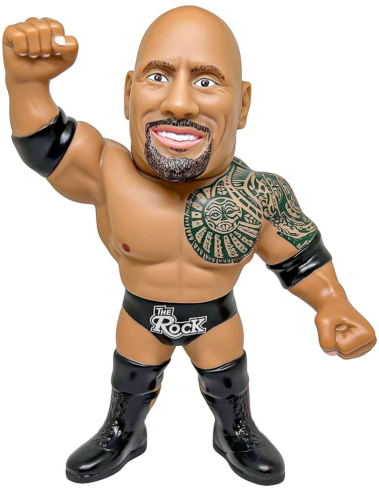 16d Soft Vinyl Collection WWE 021 WWE The Rock Soft Vinyl Painted Movable Figure [The Rock] Non-scale