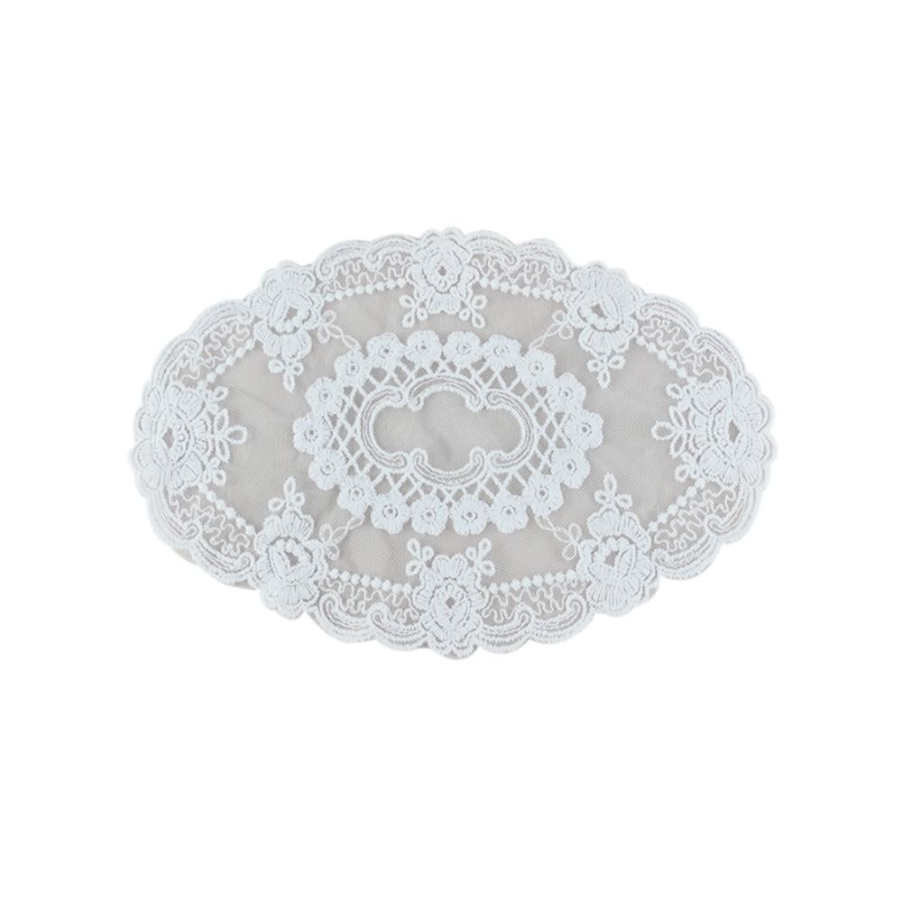 Вечеринка Свадьба Украшения для дома Кружево Вышитые Подставки Салфетка Скатерть Изоляция Обеденный Коврик