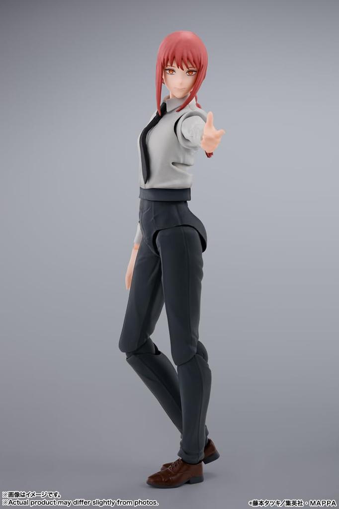 TAMASHII NATIONS S.H.Figuarts Человек-бензопила Макима, примерно 140 мм, ПВХ, АБС и ткань, предварительно раскрашенная подвижная фигурка