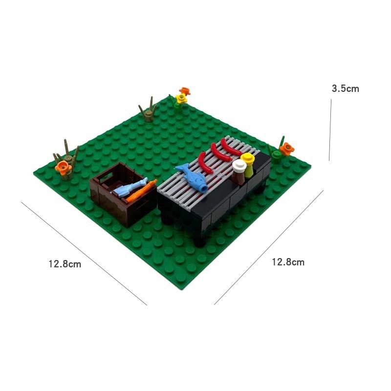 Camping Picnic Tent Outdoor Small Particle Building Blocks For Diy Assembly Creative Plastic Toys