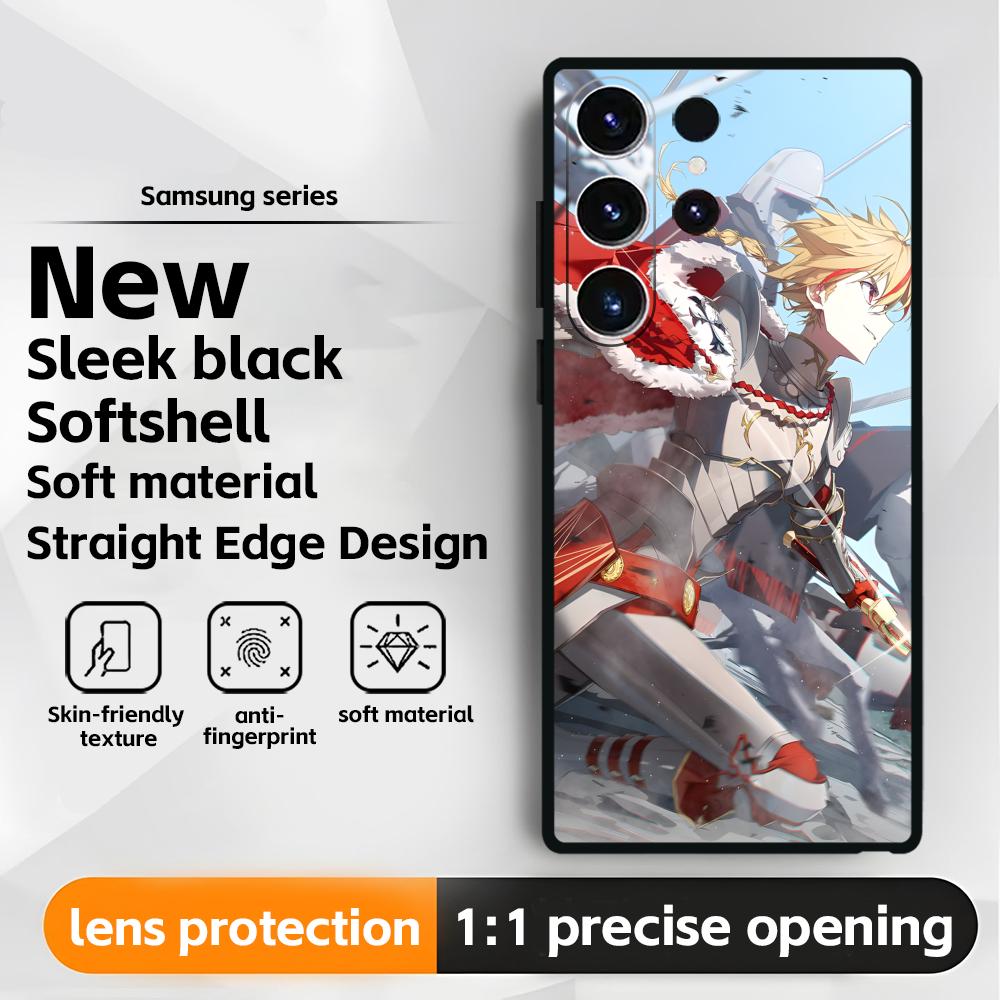 Чехол для телефона Fate Strange Fake для Samsung Galaxy S25 S24 S23 S22 S21 S20 Plus Ultra Note20 Мягкий Черный