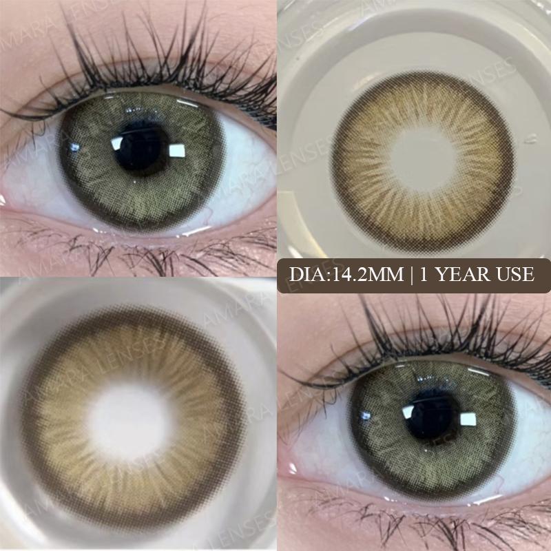 Eyeshare Natural Color Lens Eyes 2pcs Color Contact Lenses For Eye Blue Beauty Contact Lenses Eye Yearly Cosmetic Color Lens