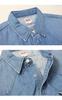 Рубашка в стиле вестерн с длинным рукавом из денима ET2129 Medium Blue L [Edwin] для мужчин
