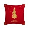 Красная Рождественская Наволочка Новая Праздничная Праздничная Персиковая Кожа Наволочка Домашняя Наволочка для Подушки на Диван