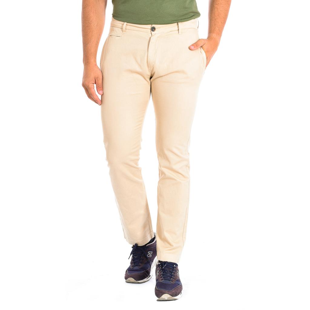 Длинные мужские брюки прямого покроя TMT014-TL121