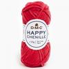 Ball Amigurumi - DMC - HAPPY CHENILLE - 15g - Red - 100% Polyester