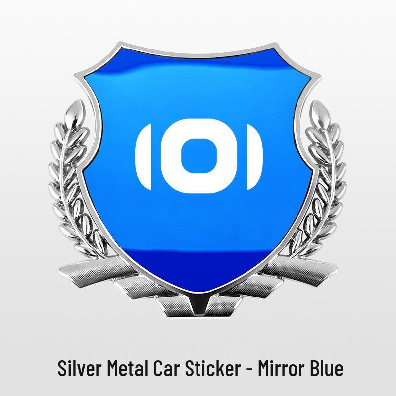 Эмблема крыла Changan Qiyuan Q07/A07/Q05/A05 "Колос пшеницы", Металлическое украшение кузова