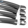 For VW Jetta MK6 Tiguan Polo For Skoda Octavia Fabia Rapid ABS Carbon Texture Car Exterior Door Handle Cover Sticker