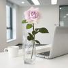 Realistic Artificial Rose Flower Real Touch Faux Rose Branch Simulation Big Rose  Wedding Party