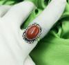 Sunstone Gemstone 925 Sterling Silver Plated US SZ 5 Ring MM-R81