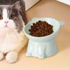 Cat Bowls,Raised Food Bowls Anti Vomiting,Tilted Elevated Bowl,Ceramic Pet Bowl for