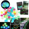 10pcs Luminous Pebbles Big 4.5cm Stone Ornaments Garden Decoration Gravel Courtyard, Fish Tank Glow In Dark Pebbles