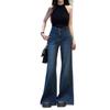 2025 Spring Women's High-Waisted Flare Jeans: Slimming, Non-Clinging, Versatile Long Pants