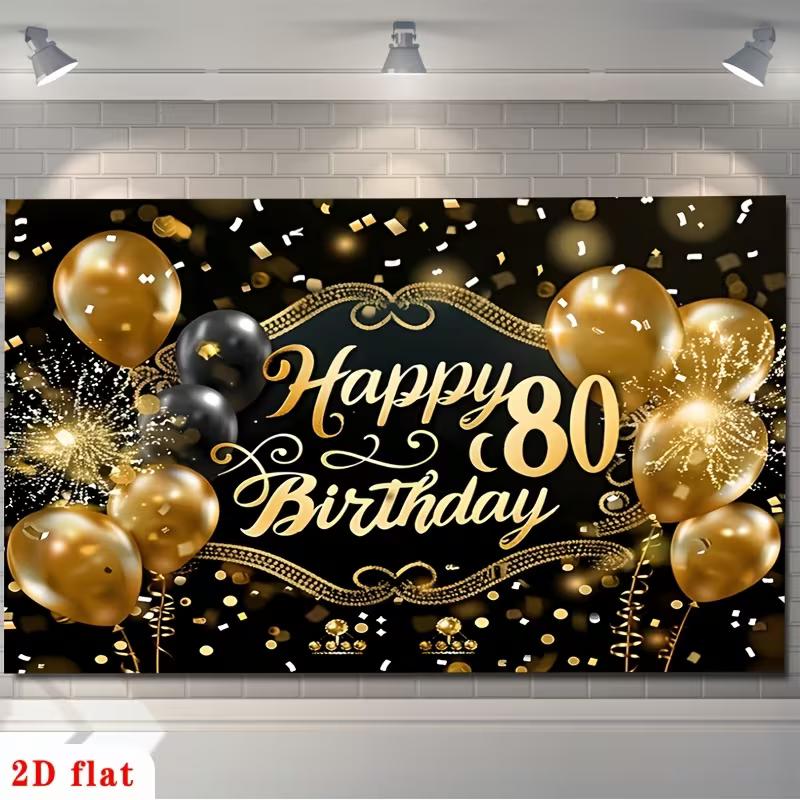 2D Minimalist Black Bow Backdrop - Monochrome Ribbon Banner for Modern Birthday Photoshoot