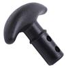 Sturdy PVC Kayak Paddle Handle T-Shaped Handle Inflatable Boat Paddle Handle  Paddle Sports