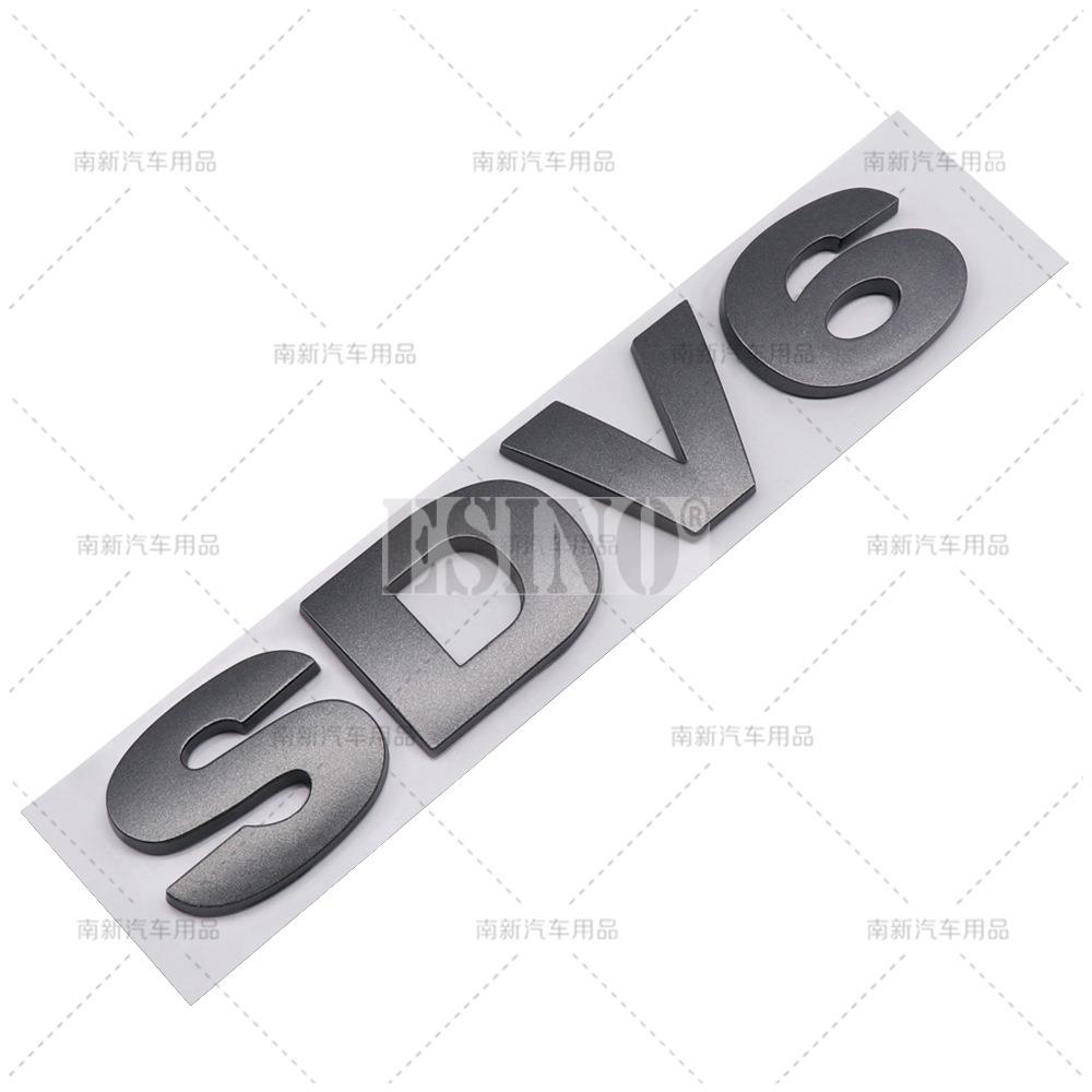 Авто Стайлинг SDV6 SDV8 3D ABS Значок Наклейка на Кузов Эмблема Наклейка Декаль для Land Rover Range Rover Defender Velar Evoque bhrj9