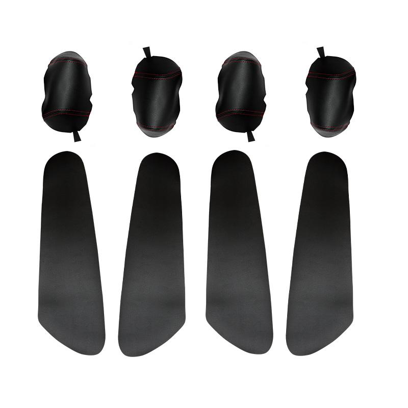 Автомобильный кожаный подлокотник из микрофибры, накладка на панель для Hyundai Tucson 2006 2007 2008 2009 2010 2011 2012