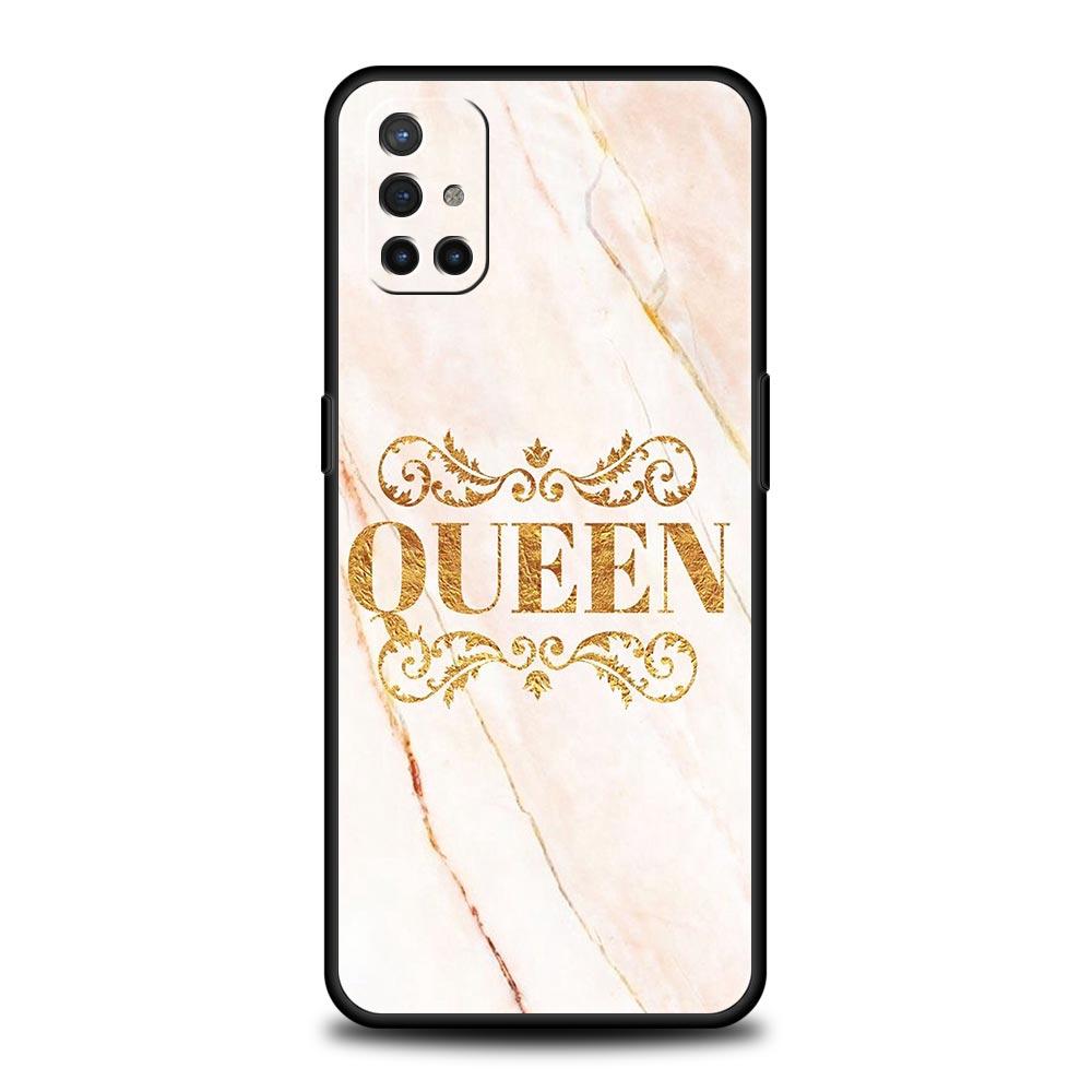 Чехол для телефона Queen из розового золота и розового мрамора для OnePlus 10 9 Pro 9T 10R 9R 9RT 8T 8 7 6T 7T Nord 2T CE 2 5G N200 N10 N100 Мягкий чехол