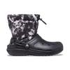 Crocs Classic Lined Neo Tie-Dye Print Winter Comfort Casual Snow Boots Unisex Boots Black 207328-001