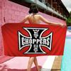 West Coast Choppers Аниме Пляжное Полотенце Мягкое Впитывающее Мочалка Детские Подарки Для Детей Путешествия Кемпинг Спортзал