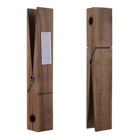 Зажим для банного полотенца Деревянная прищепка Форма Вешалка для полотенца Деревенская Настенная Декоративная вешалка для ванной комнаты Прачечной Полотенца Одежды