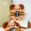Christmas Tree Card Protective Sleeve Hamburger Puppy Bus Card Holder Cute ID Card Cover  Student