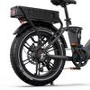 ONESPORT OT08Pro Взрослый Электровелосипед 500 Вт Мотор 48 В 36 Ач Двойная Батарея Горный Внедорожный Электровелосипед 20 Дюймов Электровелосипед на Толстых Шинах