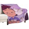 Amity целует Luz | Lumity | The Owl House Throw Blanket Пушистые одеяла Большие одеяла для дивана