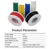 AWG Electric Wire, 6 Colors Stranded Tinned Copper Flexible Silicone Hookup Wire Kit for Electrical DIY/Car