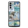 Чехол для телефона с картиной Клода Моне для Samsung Galaxy S26 Ultra S25 Plus S24 FE S23 S22 5G S21 S20 Черный Мягкий