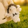 Fluffy Plush Rabbit Doll Pendant Cute Design Rabbit Plush Ornament  Gift for Her