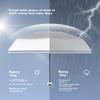 Little Silver Shield Capsule Sun Umbrella, Dual-Use for Sunny And Rainy Days, UV Protection, Sun Protection Umbrella, Folding Umbrella, Tiffany Blue