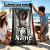 Custom Name Personalized Club Deportivo Guadalajara Print Beach Towel, for Trip Camping Beach Party Home Decor, Birthday Gift for Family & Friends