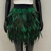 Women's Fashionable Sexy Fashion Feather Makeup Ball Performance Dress Skirt