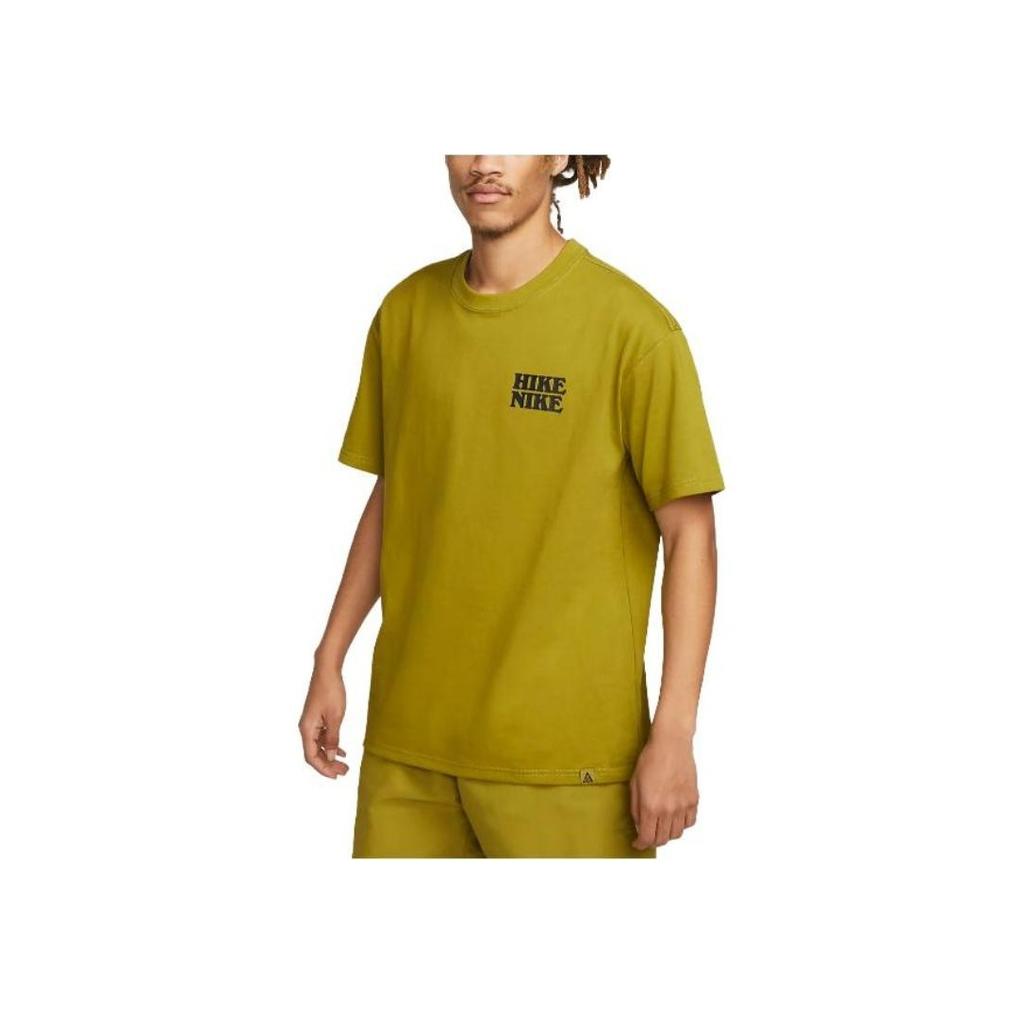 Nike Футболка с коротким рукавом и круглым вырезом ACG Cartoon Print, мужская, цвет оливковый FB8123-390