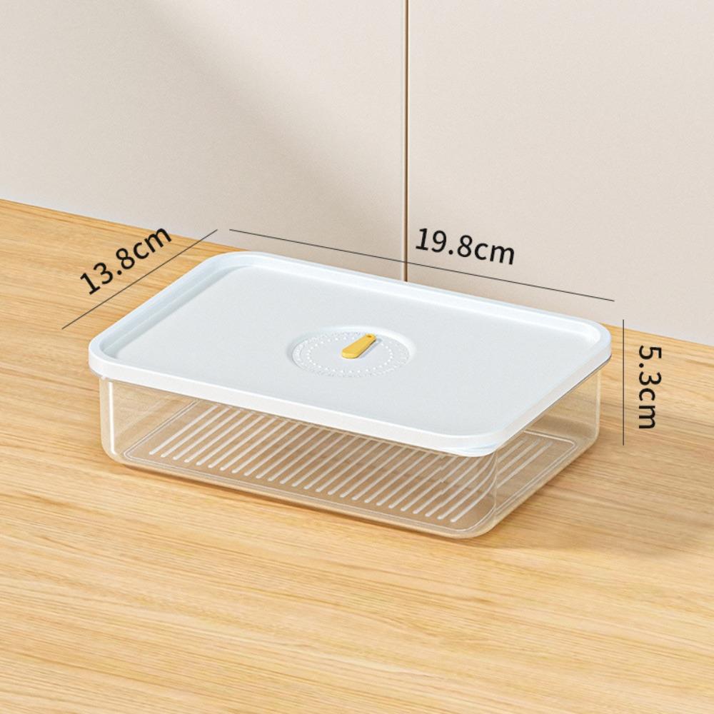 Прозрачный ящик для хранения продуктов Фрукты Мясо Консервация Упаковочная коробка для мяса Кухонные принадлежности