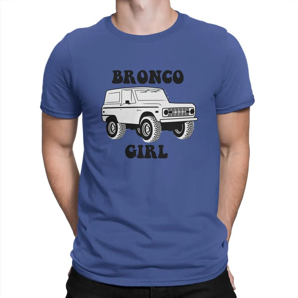 Bronco Girl 1966-1977 Black Print Relaxed Fit Man's TShirt XLT Crewneck Short Sleeve 100% Cotton T Shirt Funny Top Quality Unisex
