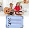 Double-Sided Magnetic Music Staff Whiteboard High Low Notes Teaching Aid Mini Dry Erase Board Students Teachers Music Classroom Supplies