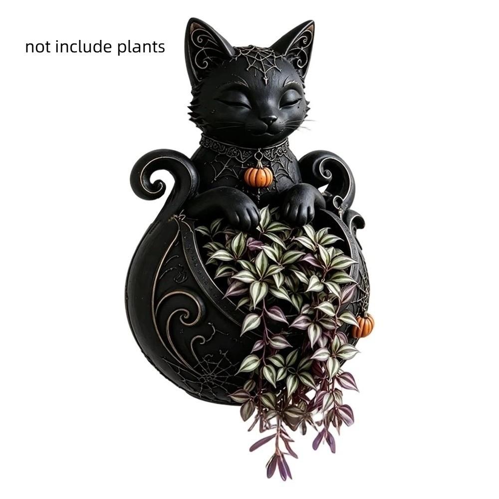 Halloween Bat Shaped Flower Pot 3d Printed Succulent Bowl Planter Creative Wall Plant Pot Garden