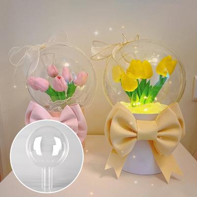 DIY Bobo Ball Прозрачный шар Упаковочная коробка Цветочный букет Упаковочный материал Цветочная упаковка Аксессуар Подарки на День святого Валентина